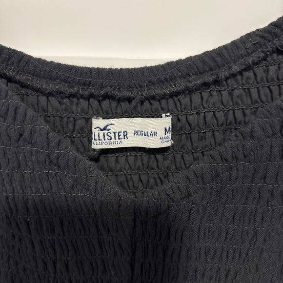 Hollister Black Flutter Sleeve Scoop Neck Tunic - Picture 3 of 3